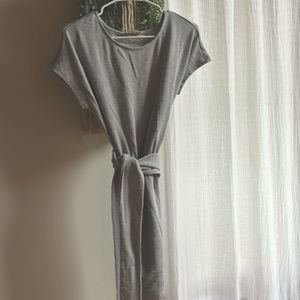 Listicle Light Blue Waist Wrap Dress in Small